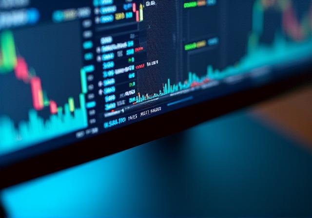 Quantitative analysis dashboard showing stock trends